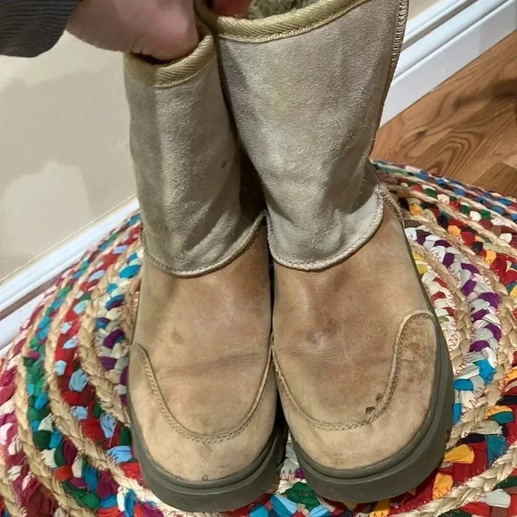 Sketchers outdoor tan  leather boots - Picture 2 of 6